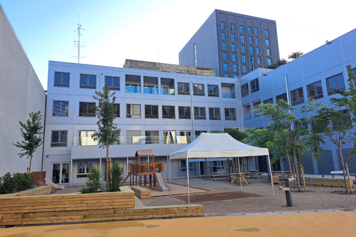 CONSTRUCCIÓN ESCUELA AUDITORI C/ SANCHO D’ÀVILA 20, BARCELONA (2024)